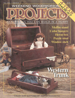 Weekend Woodworking Projects 1992 №01 (25) January