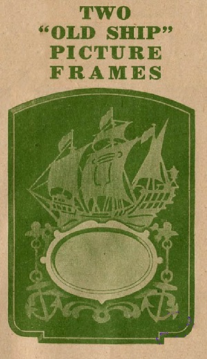 Hobbies 1698 two old ship picture frames
