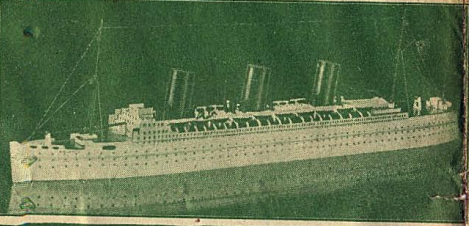 Hobbies special fretwork design 190 Model of Canadian Pacific Liner Empress of Britain
