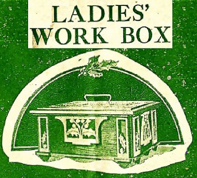 Hobbies 1625 Ladies’ work box with removable tray