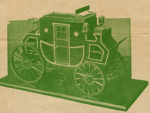 Hobbies Special Design Sheet 206 model of old stage coach