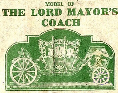 Hobbies 1985 The lord mayor’s coach, sheet 1
