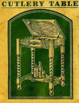 Hobbies 1914 Cutlery table