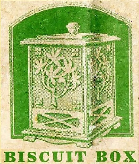 Hobbies 1890 Biscuit box