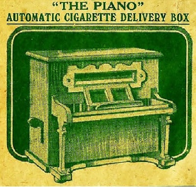 Hobbies 1873 The piano, automatic cigarette delivery box
