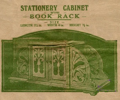Hobbies Special Design Sheet 165 Stationery Cabinet with book Rack