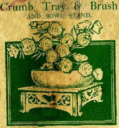 Hobbies 1631 Crumb tray and Brush and Bowl Stand