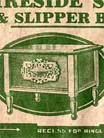 Hobbies 1781 Fireside seat and slipper box