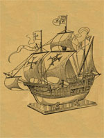 Hobbies 2197 model of santa maria