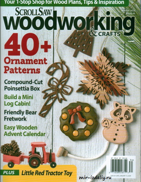 ScrollSaw Woodworking & Crafts 093 Winter 2023