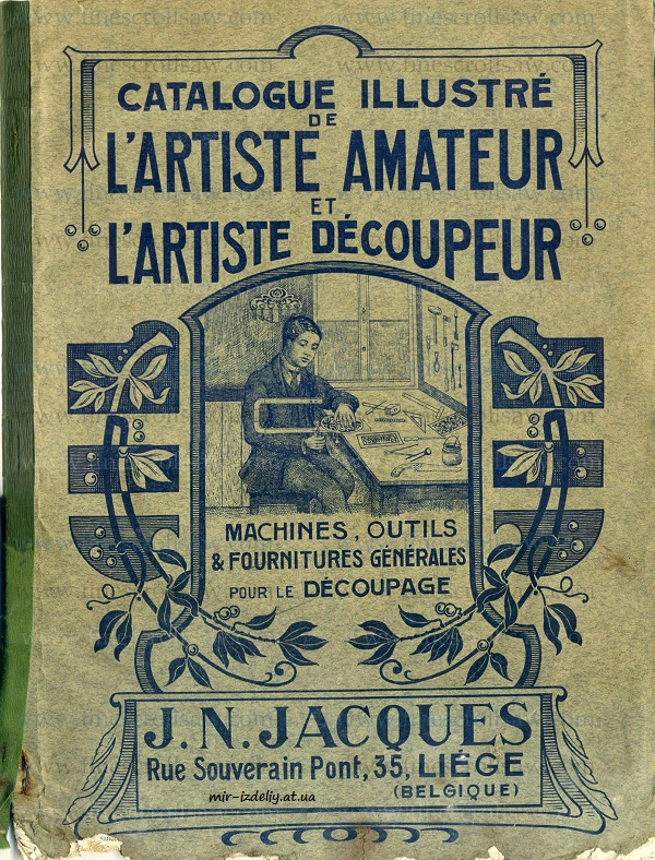 J. N. Jacques fretwork catalogue, Liège, Belgium, 1924