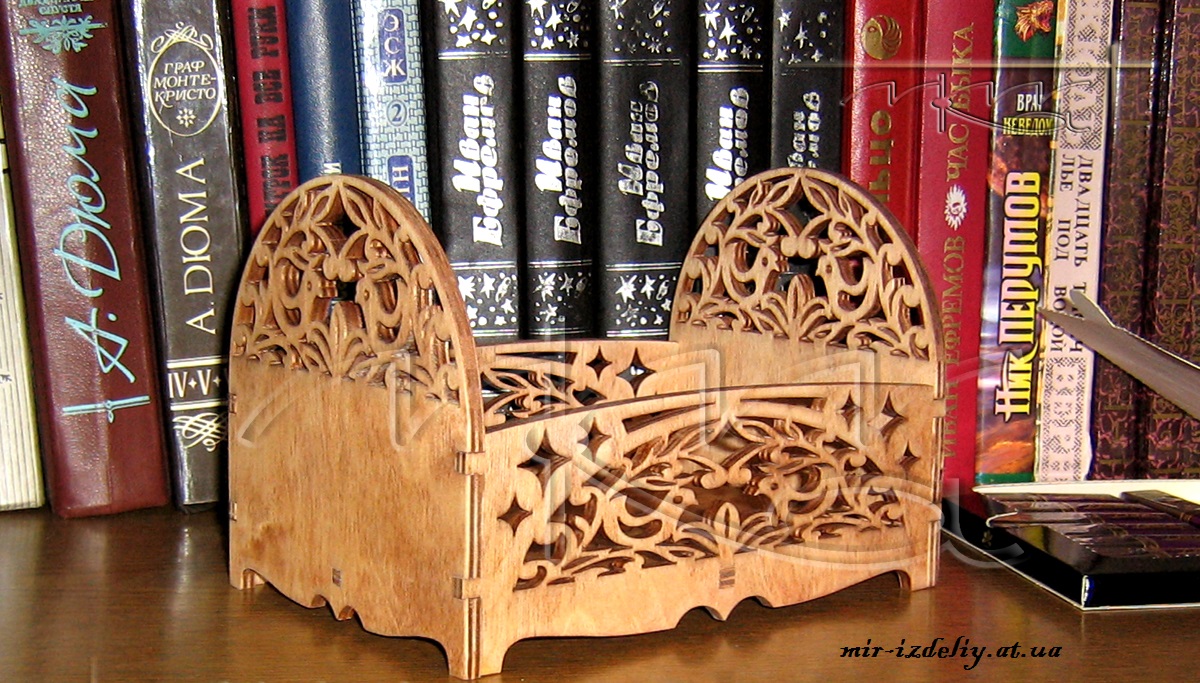 Корзинка кроватка из фанеры