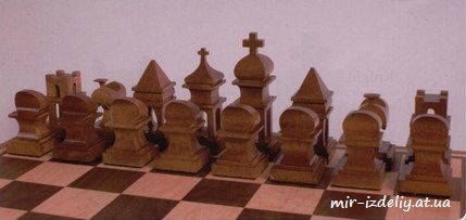 Шахматы кремлёвские из фанеры