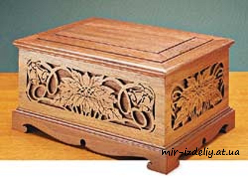 Шкатулка с колокольчиками из фанеры