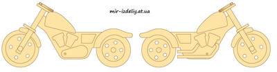 Мотоцикл простой из фанеры
