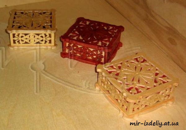 Шкатулка аппетитная из фанеры