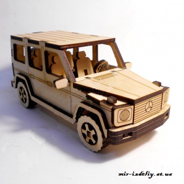 Mercedes-Benz G-Class из фанеры