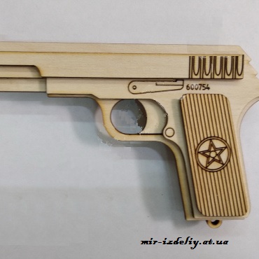 Пистолет ТТ из фанеры