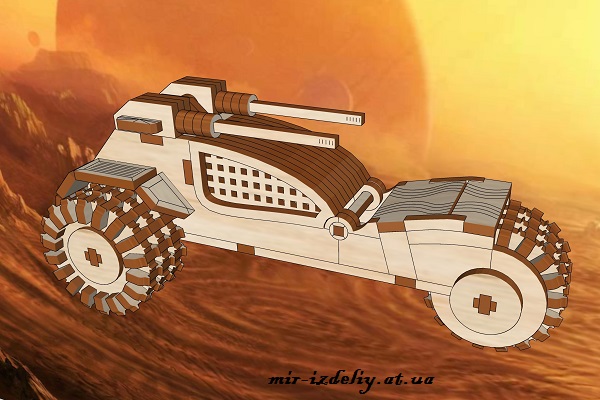 Автомобиль Dune ii raider trike из фанеры