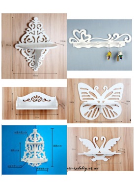 чертеж полочки для выпиливания лобзиком