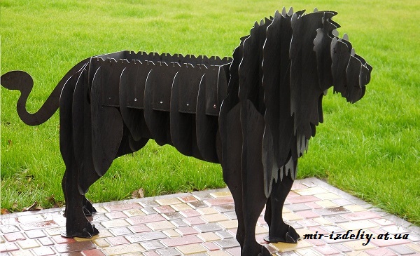 Lion bbq grill cnc plasma