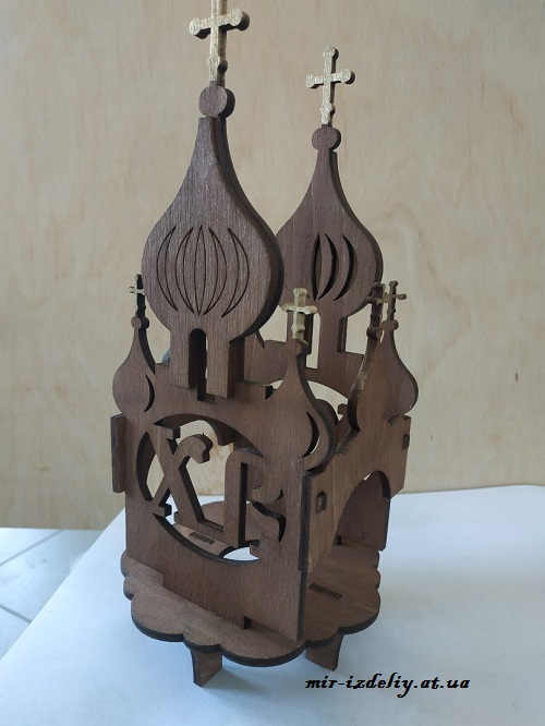 Шаблон собора из фанеры