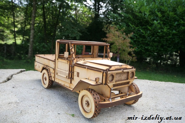 Toyota land cruiser bj-44 из фанеры