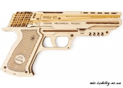 Пистолет Вольф-01 из фанеры