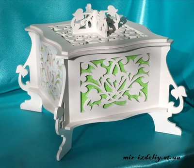 Шкатулка восходящей звезды из фанеры