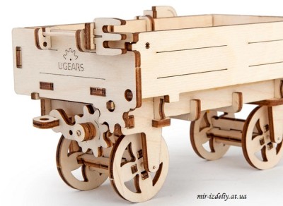 Механический 3D пазл «Прицеп» из фанеры