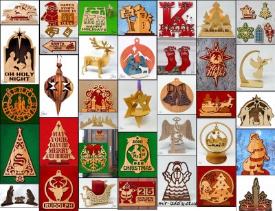 Новогодние изделия №7 от stevedgood из фанеры