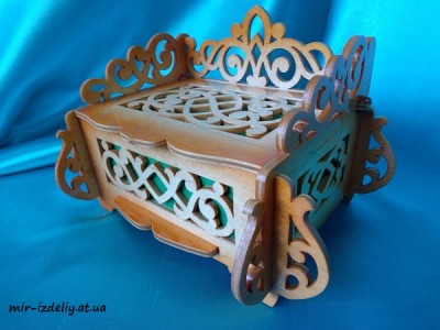 Шкатулка дюймовочка из фанеры