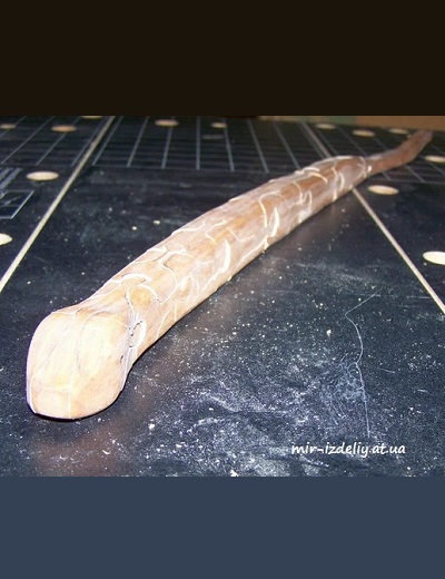 чертеж деревянной змеки пазла