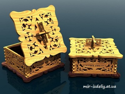 Шкатулка Победа из фанеры