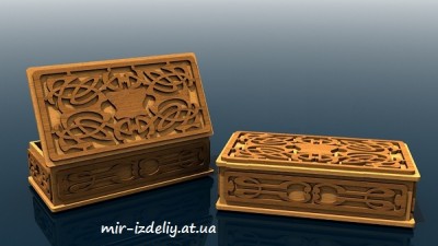 Шкатулка Виток из фанеры