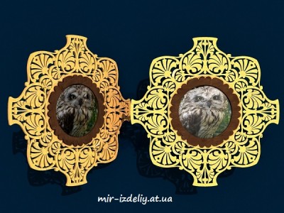 Рамка для зеркала одуванчик ииз фанеры