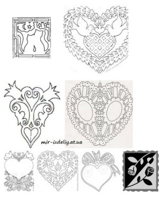 Валентинки из фанеры