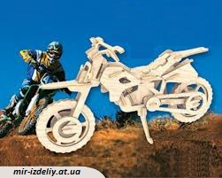 Мотоцикл внедорожный из фанеры