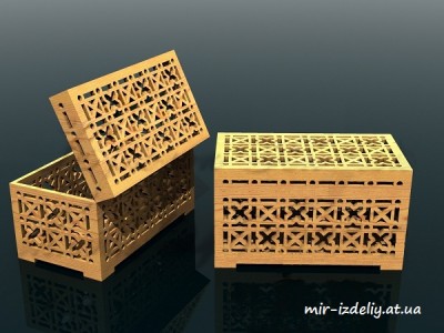 Бабушкина шкатулка из фанеры