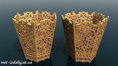 Ваза Манифест из фанеры