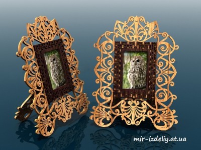 Фоторамка Мой мир из фанеры