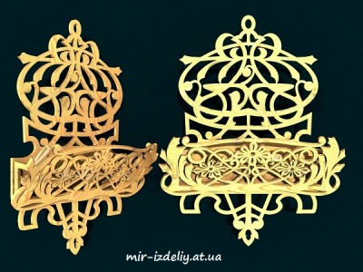 Настенный карман Букет ромашек из фанеры