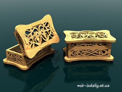 Шкатулка модерн из фанеры