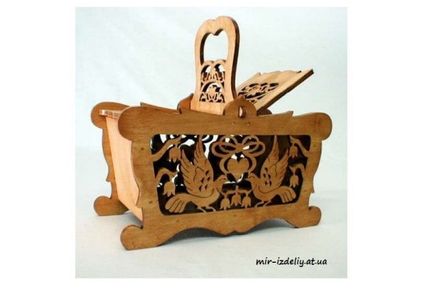 Шкатулка с голубями от stevedgood из фанеры