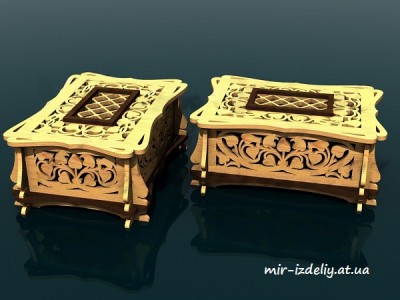 Шкатулка Восхождение из фанеры