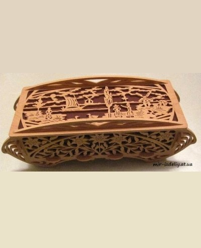Голландская шкатулка из фанеры
