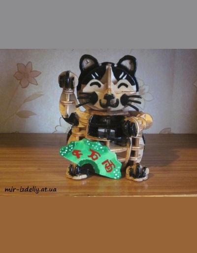 Китайские котики из фанеры
