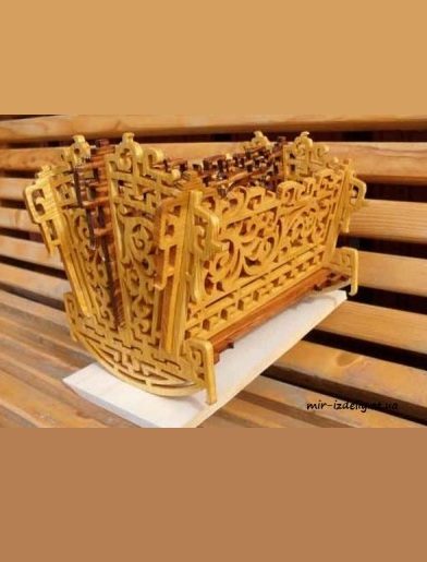 Китайская корзинка колыбель из фанеры
