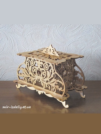 Шкатулка Барская из фанеры