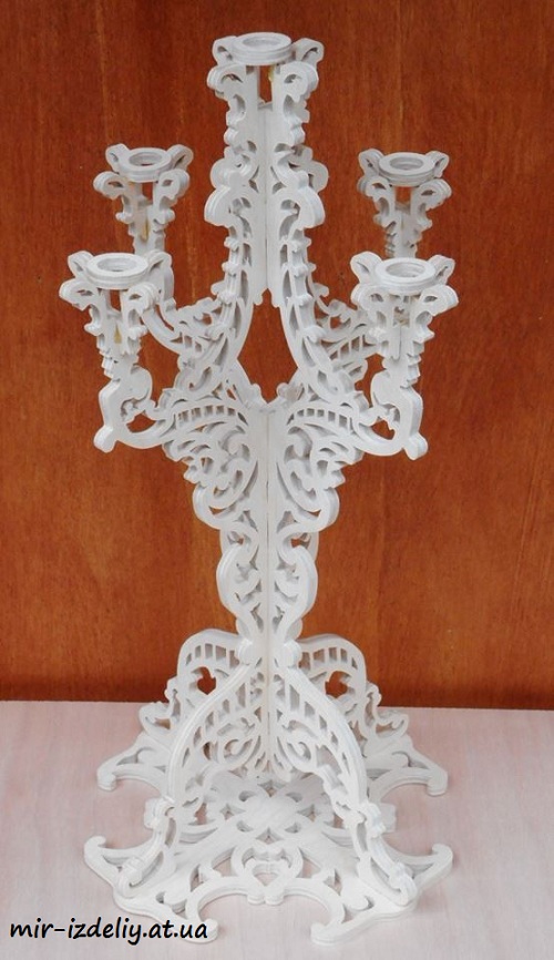Подсвечник Мужской из фанеры